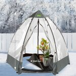 Tente de protection hivernale pour plantes exotiques - Type L - H: 200 cm - &Oslash; 240 cm