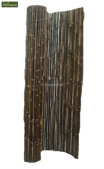 Bamboe rolscherm zwart 200cm x 180cm [pallet]